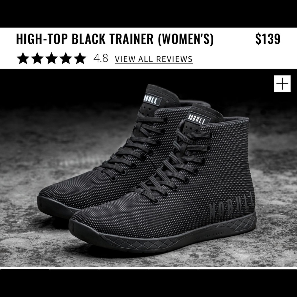 High top nobull sneakers.